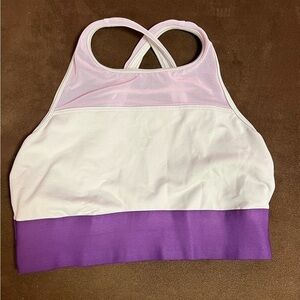 Aerie High Neck Colorblock Racerback Sports‎ Bra